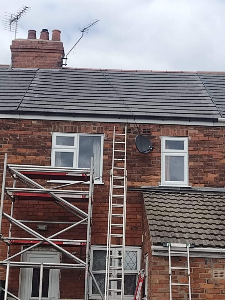 During Roofing Work Image